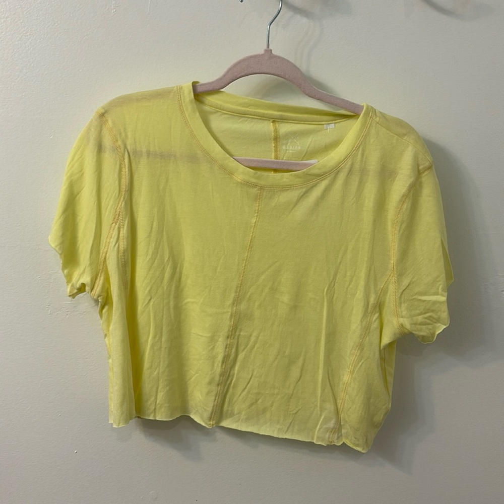 Yellow Crop-Top- NWT!